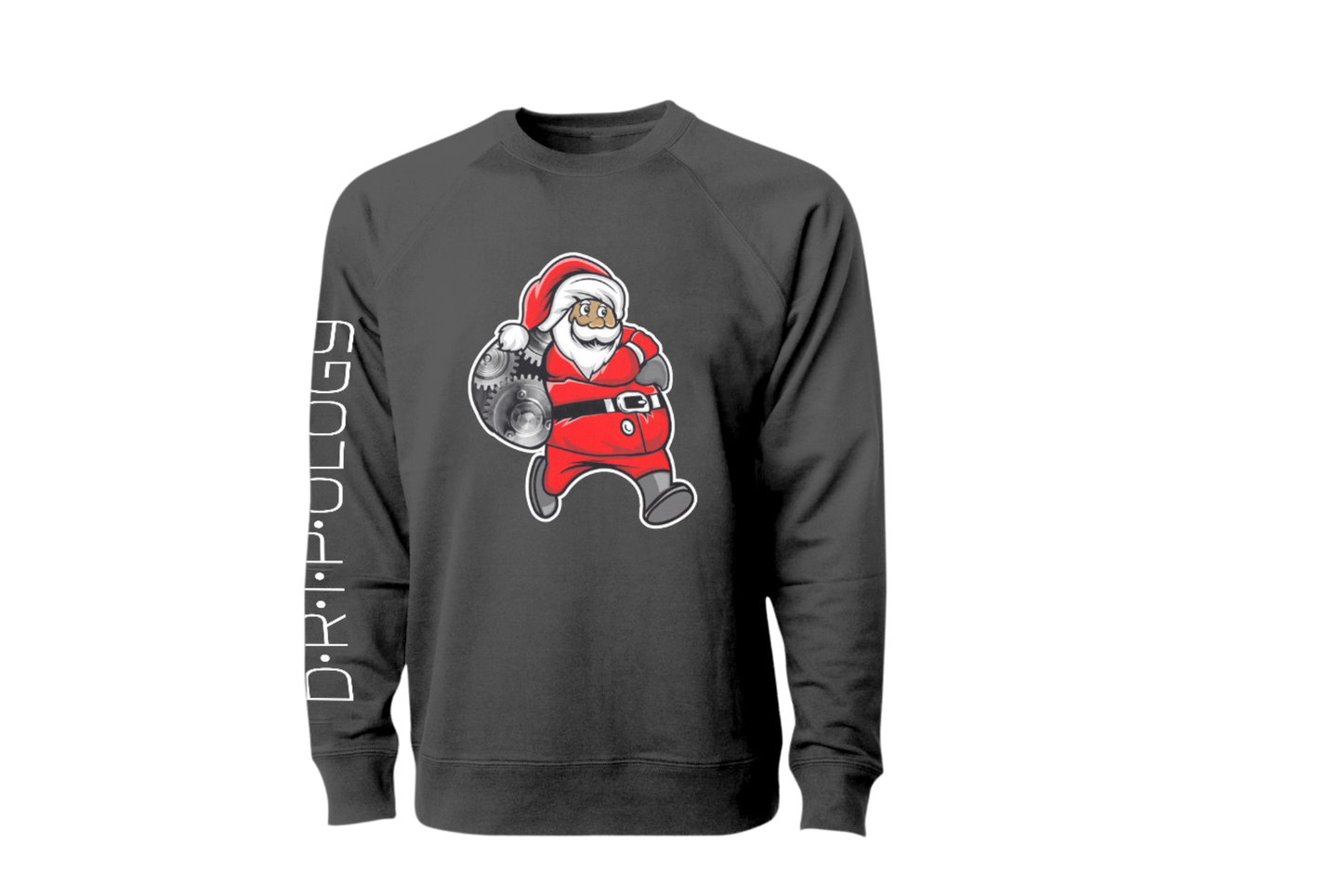 Dripology Black-Santa Crewneck