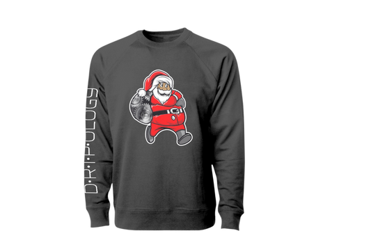 Dripology Black-Santa Crewneck